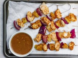 Macro Friendly BBQ Chicken Kabobs