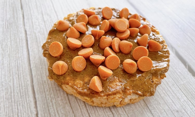 chocolate chips and almond butter