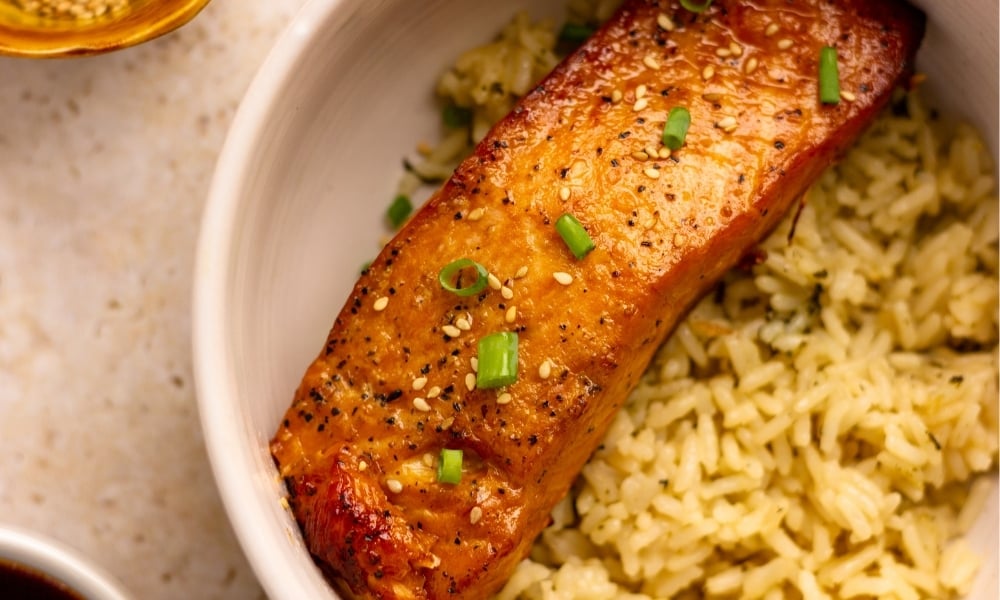 High-Protein Teriyaki Salmon