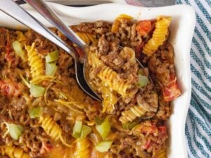 Cheeseburger Pasta Casserole