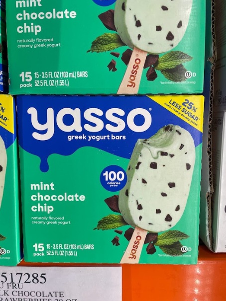 yasso mint chocolate chip greek yogurt
