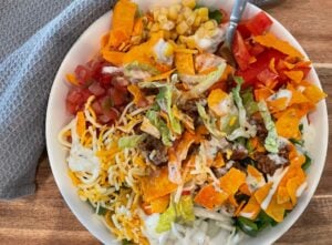 High-Protein Taco Salad (43g of Protein!)