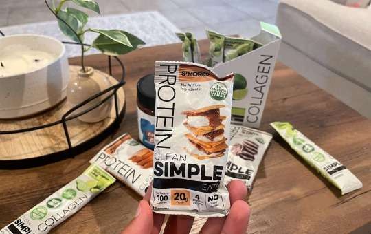 holding s'more protein clean simple eats