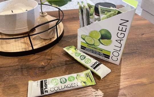 clean simple eats collagen cucumber lime