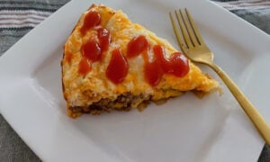 Healthier Cheeseburger Pie