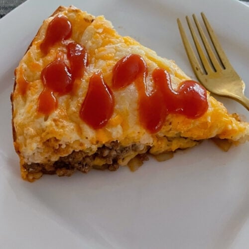 Macro-Friendly Cheeseburger Pie