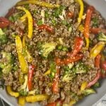 Macro-Friendly Ground Beef and Broccoli