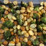 Chicken Sausage & Veggies Sheet Pan Meal