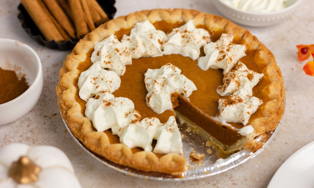 Low calorie pumpkin pie