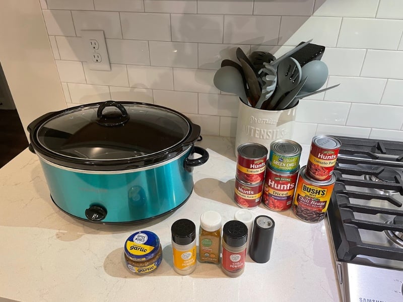crockpot healthy chili recipe