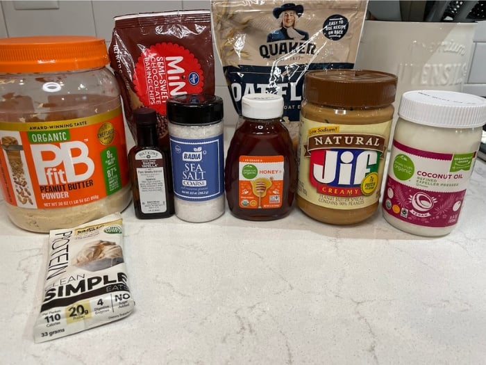 ingredients for Copycat Perfect Bars