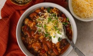 High Protein Pumpkin Chili