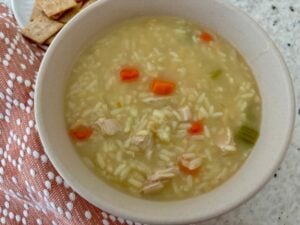 High Protein Creamy Turkey Soup
