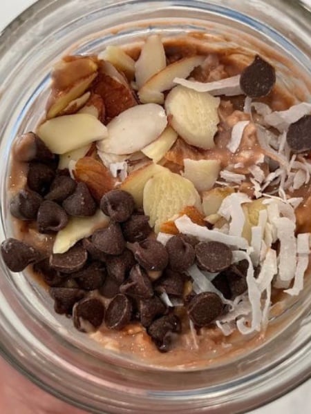 German Chocolate Overnight Oats protein recipe German Chocolate Overnight Oats protein recipe