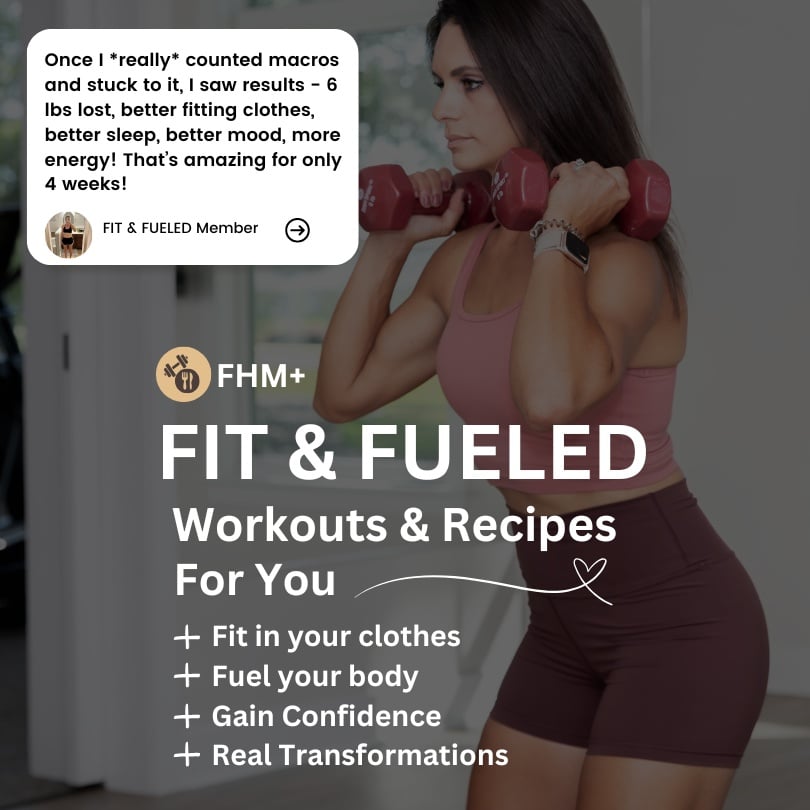 FHM+ App Fit & Fueled graphic