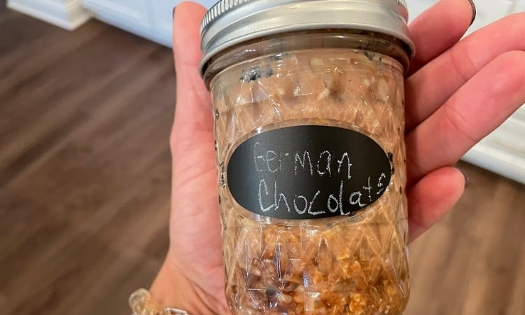 high protein German Chocolate Overnight Oats recipe - featured image