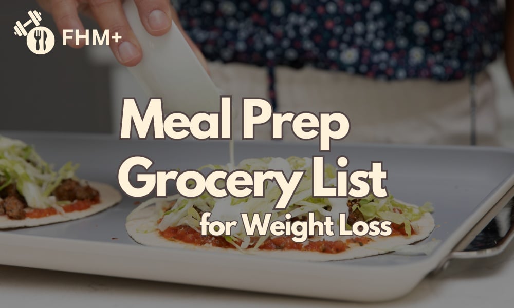 meal prep grocery list for weight loss - featured image
