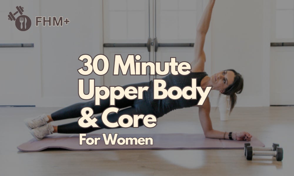 30 Minute Upper Body & Core Workout (Dumbbells Only) - featured image