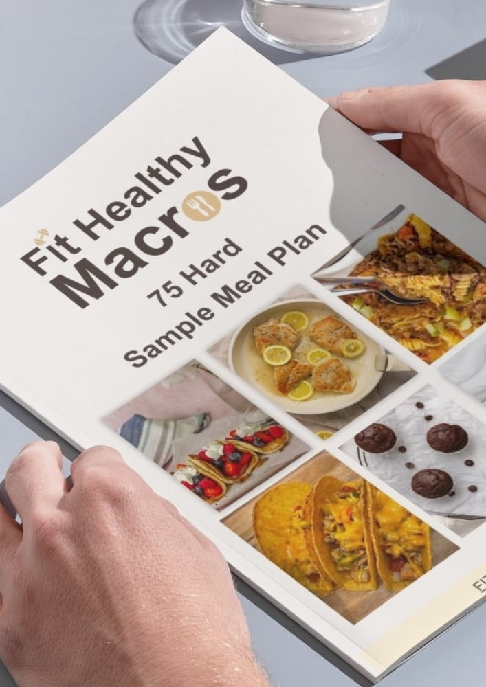 Fit Healthy Macros - 75 hard macro meal plan mockup