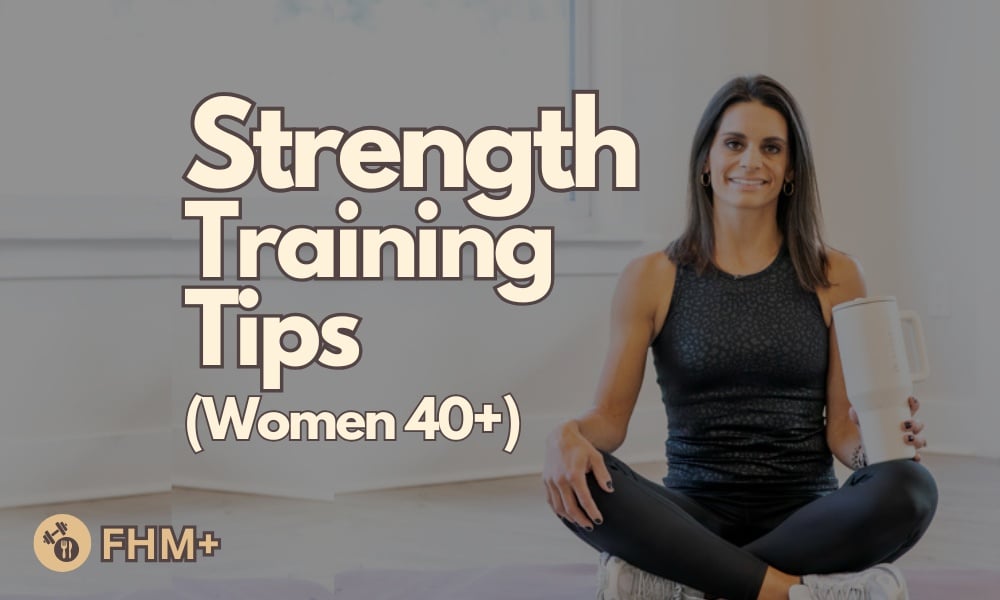 strength training tips for women over 40 - featured image