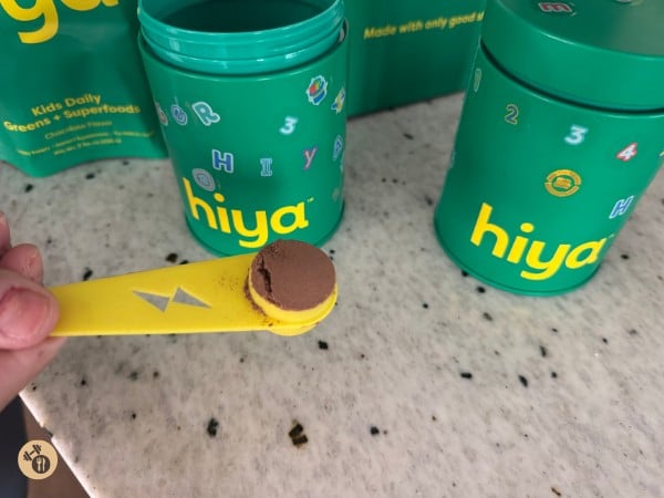 1 scoop of hiya greens 1 scoop of hiya greens