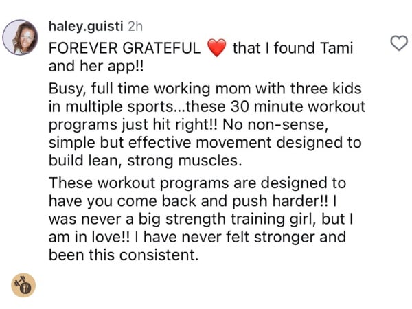 FHM app - fit and fueled reviews (1) haley.guisti review of fit & fueled