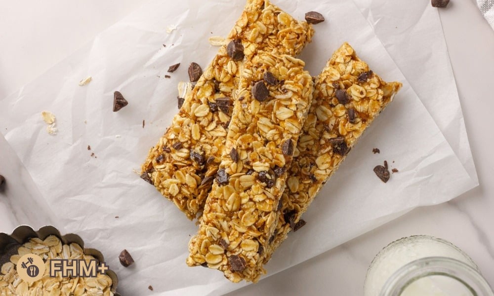 No Bake Protein Granola Bars - fit healthy macros recipe