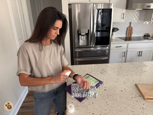 applying the estrogen and progesterone cream from winona