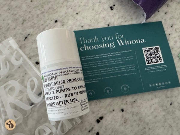 estrogen and progesterone prescription from winona