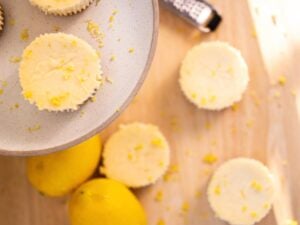 Mini Lemon Protein Cheesecakes