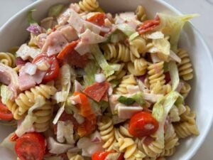 High Protein Italian Grinder Pasta Salad