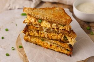 Buffalo Chicken Grilled Cheese