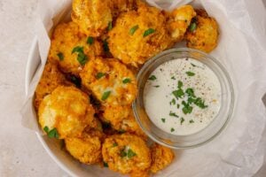 Crispy Buffalo Cauliflower