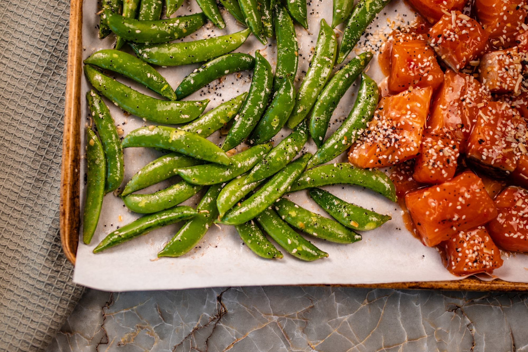 Firecracker Sheet Pan Salmon