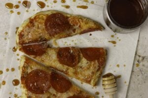 Hot Honey Pepperoni Flatbread Pizza