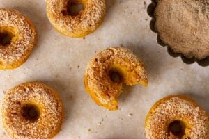 Pumpkin Protein Donuts